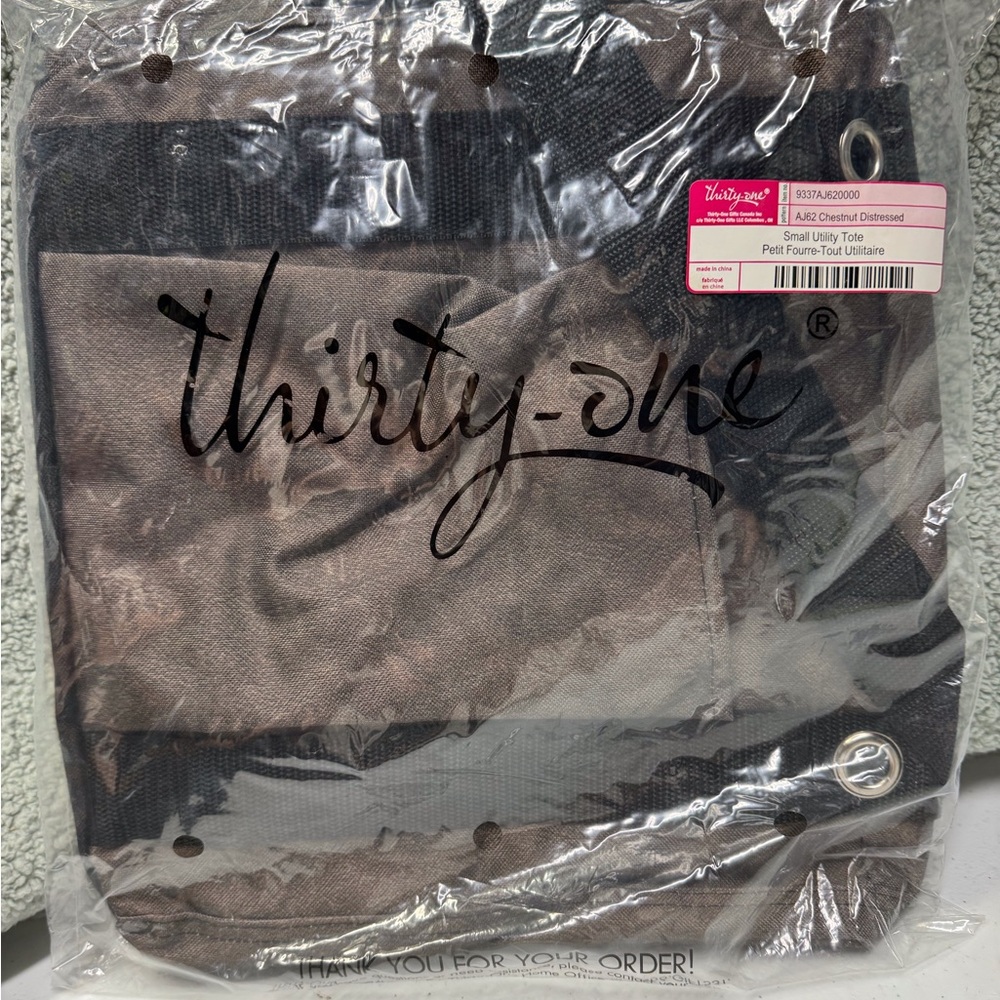Thirty-One Chestnut Distressed Tote